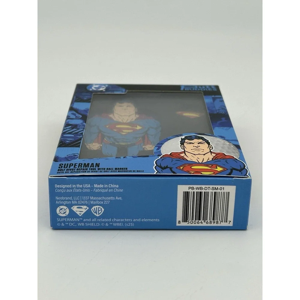 Superman DC x Putt Buddies Collectible Golf Divot‎ Repair Tool W/Ball Maker RARE